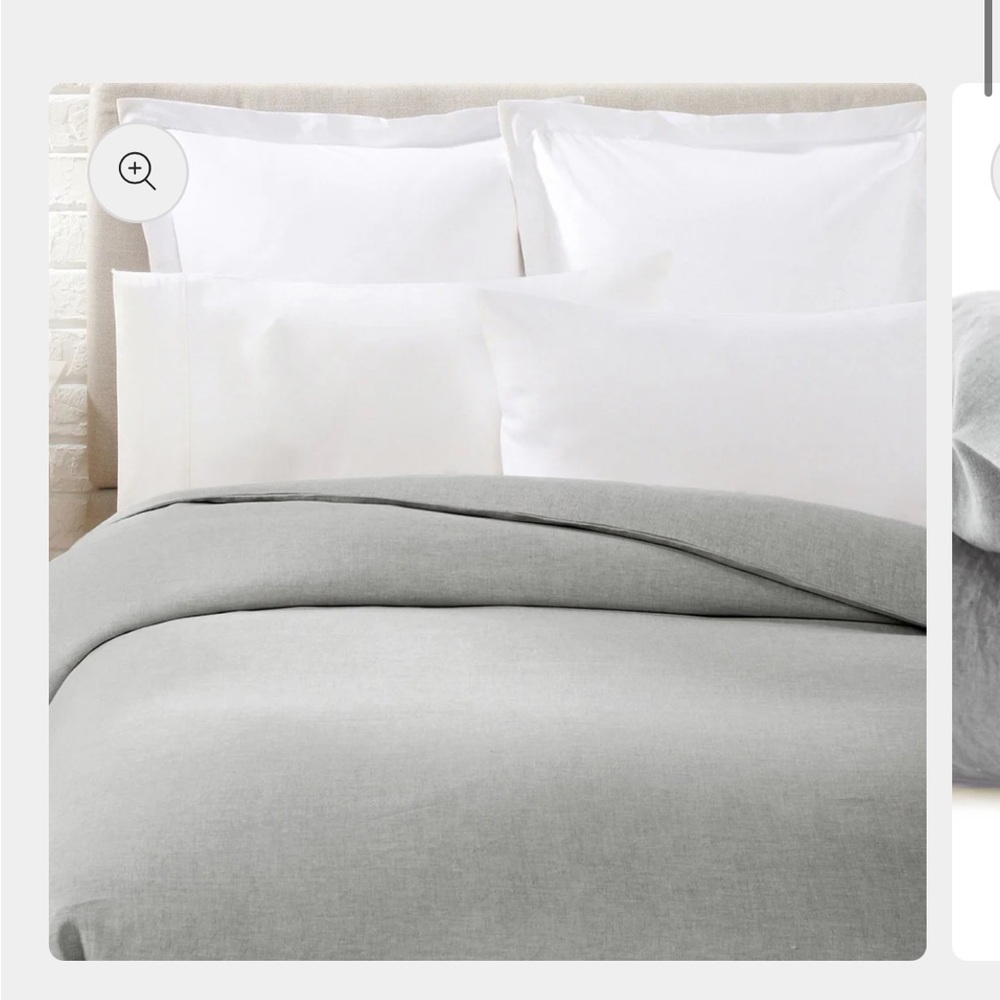 Melange Home 100% Linen Duvet Cover